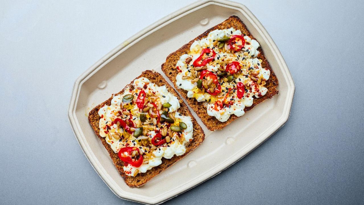 Meal card cover for: The Cottage Cheese Rye