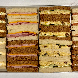Meal card cover for: Tea Time Finger Sandwiches