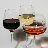 Meal card cover for: Wine Bottle - Rose