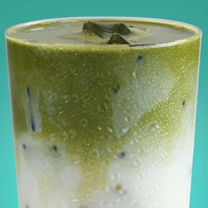 Meal card cover for: Iced Strawberry Matcha Latte