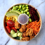 Meal card cover for: Rainbow Falafel - Individual