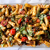 Meal card cover for: Vegan Penne Red Pesto - Sharing