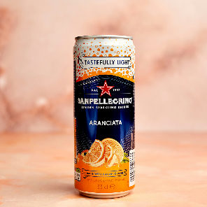 Meal card cover for: San Pellegrino Aranciata