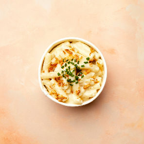 Meal card cover for: Mac n Cheese