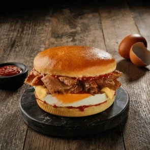 Meal card cover for: Doner Egg Brioche