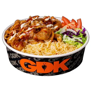 Meal card cover for: London Jerk Doner Rice Bowl