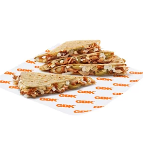 Meal card cover for: Doner Quesadilla