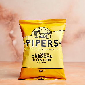 Meal card cover for: Pipers Lye Cross Cheddar & Onion