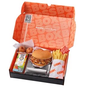 Meal card cover for: Boss Box Jr – Jr Doner Burger