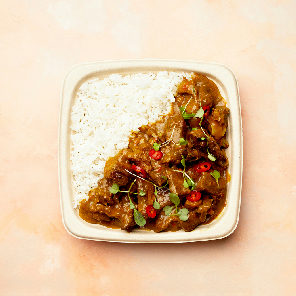 Meal card cover for: Dorothy's Lamb Curry