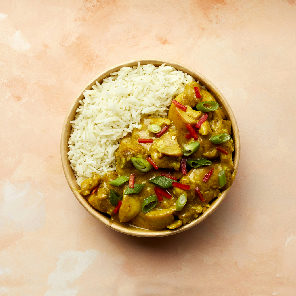 Meal card cover for: Dorothy’s Boneless Chicken Curry