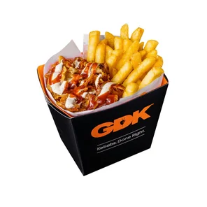 Meal card cover for: London Jerk Doner Box & Fries