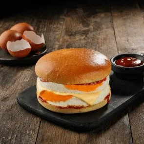 Meal card cover for: Double Egg Brioche