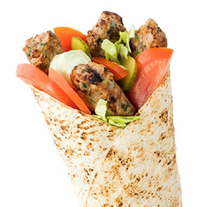 Meal card cover for: Turkish Meat Wrap