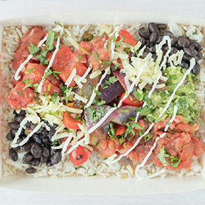 Meal card cover for: Mexican Veg Rice Box