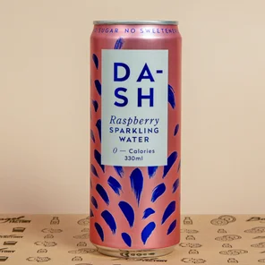 Meal card cover for: Dash Raspberry Sparkling Water (330ml)