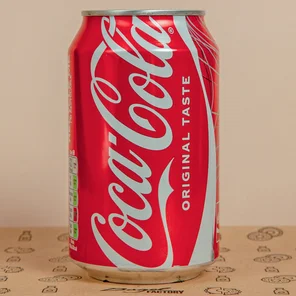 Meal card cover for: Coca Cola Original Taste (330ml)