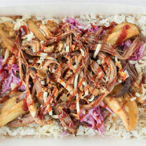 Meal card cover for: Large American Meat Rice Box
