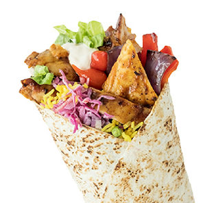 Meal card cover for: Large Portuguese Meat Wrap