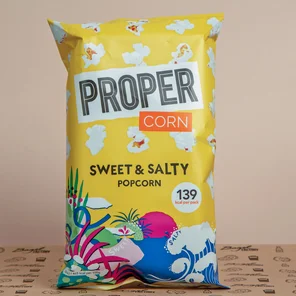 Meal card cover for: Propercorn Sweet and Salty (30g)