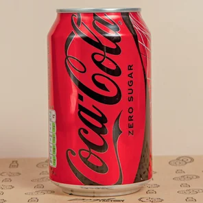 Meal card cover for: Coca Cola Zero Sugar (330ml)
