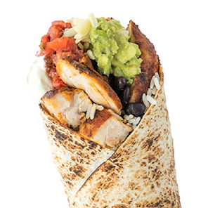 Meal card cover for: Mexican Meat Wrap