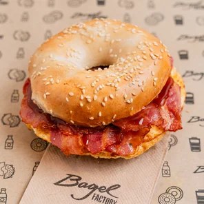 Meal card cover for: Bacon and Egg