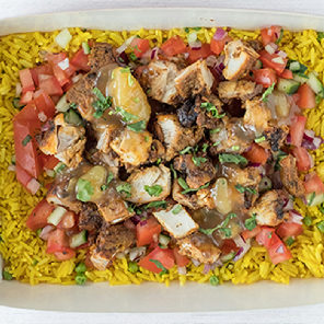 Meal card cover for: Indian Meat Rice Box