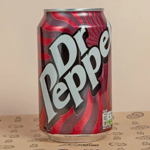 Meal card cover for: Dr Pepper (330ml)
