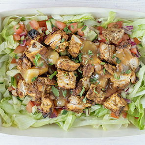 Meal card cover for: Indian Meat Salad Box