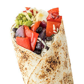 Meal card cover for: Mexican Veg Wrap