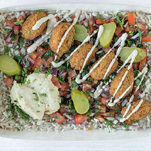 Meal card cover for: Large Lebanese Veg Rice Box