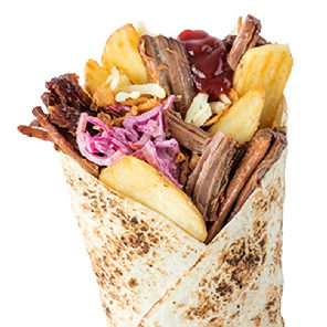 Meal card cover for: American Meat Wrap
