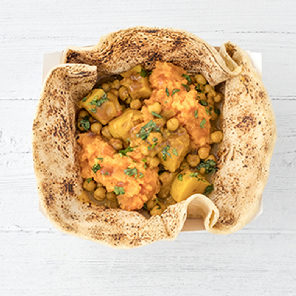 Meal card cover for: Large Caribbean Veg Wrap