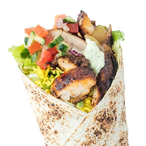 Meal card cover for: Large Indian Meat Wrap