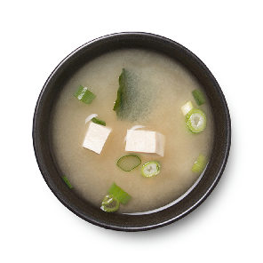 Meal card cover for: Miso Soup