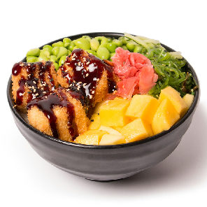 Meal card cover for: Vegan Poke
