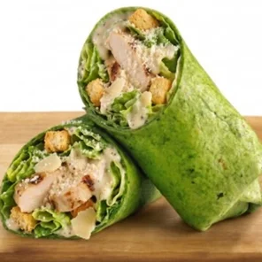Meal card cover for: Chicken Caesar Salad Wrap