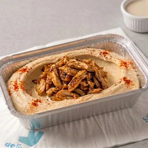 Meal card cover for: Hommos Shawarma Chicken