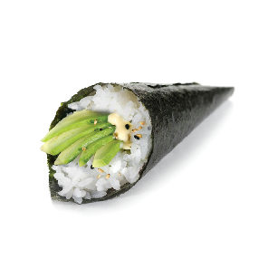 Meal card cover for: Avocado Handroll
