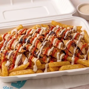Meal card cover for: Loaded Chicken Fries