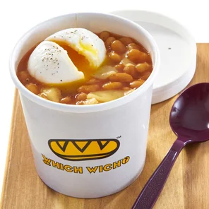 Meal card cover for: Ⓥ Cheesy Beans & Egg Pot