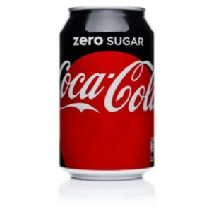 Meal card cover for: Coke Zero