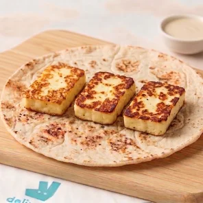 Meal card cover for: Halloumi Wrap