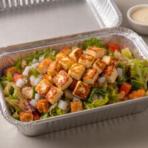 Meal card cover for: Halloumi Salad