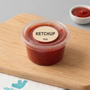 Meal card cover for: Ketchup