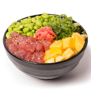 Meal card cover for: Tuna Poke