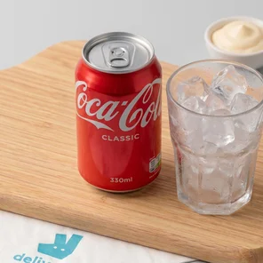 Meal card cover for: Coke