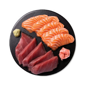 Meal card cover for: Sashimi Platter