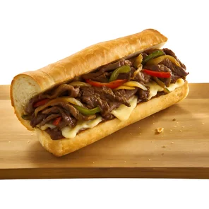 Meal card cover for: Philly Cheesesteak Large